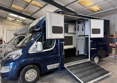 Chaigley Stallion Lux Horsebox - Ramp and Horse Area
