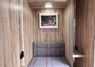 Chaigley Weekender Horsebox - Seating Area and Wardrobe