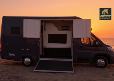 Chaigley Weekender Horsebox at sunset