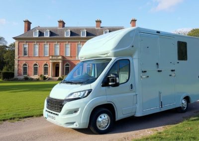 Chaigley Stallion Horsebox on location