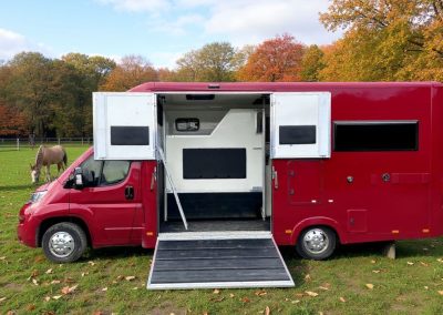 Chaigley Weekender Horsebox with horses
