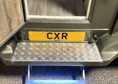 Weekender CXR rear door step