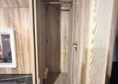 Chaigley Explorer Horsebox - integrated wardrobe