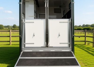 Chaigley Explorer Horsebox with open rear ramp